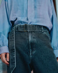 "Etra" Belted Denim ベルトデニム