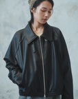 "Etrarium" Vegan Leather Blouson