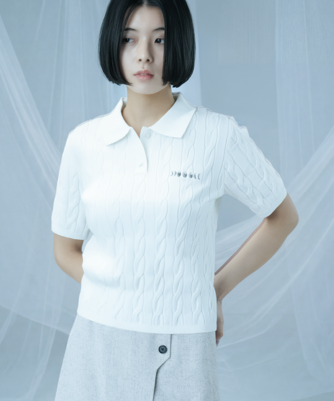 Protopia” Knit Polo Shirt – Etrarium