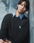 "静寂と青" Knit