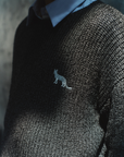 "静寂と青" Knit