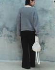 "静寂と青" Knit