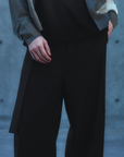 "World End" Setup Belted Slacks
