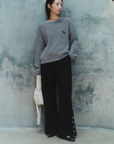"静寂と青" Knit