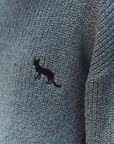 "静寂と青" Knit