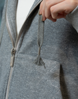 "PORTAL" Glitter Zip Hoodie