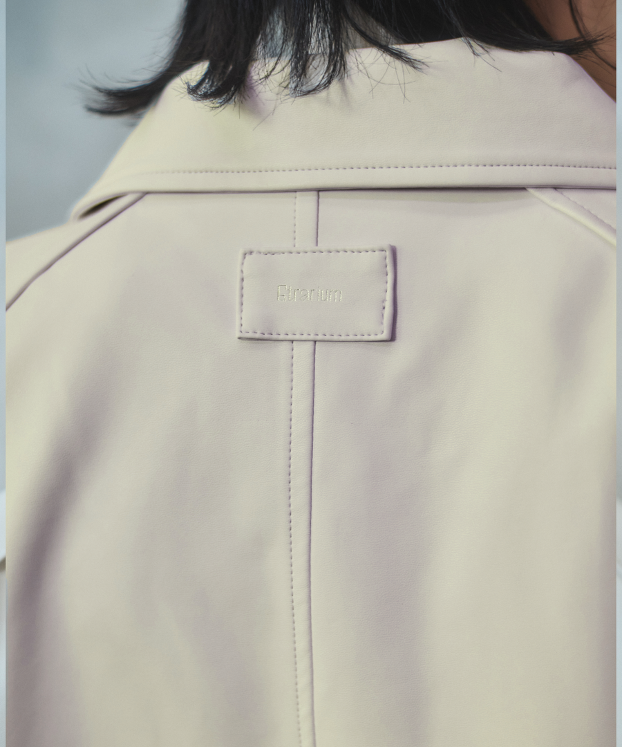 "Etrarium" Vegan Leather Blouson