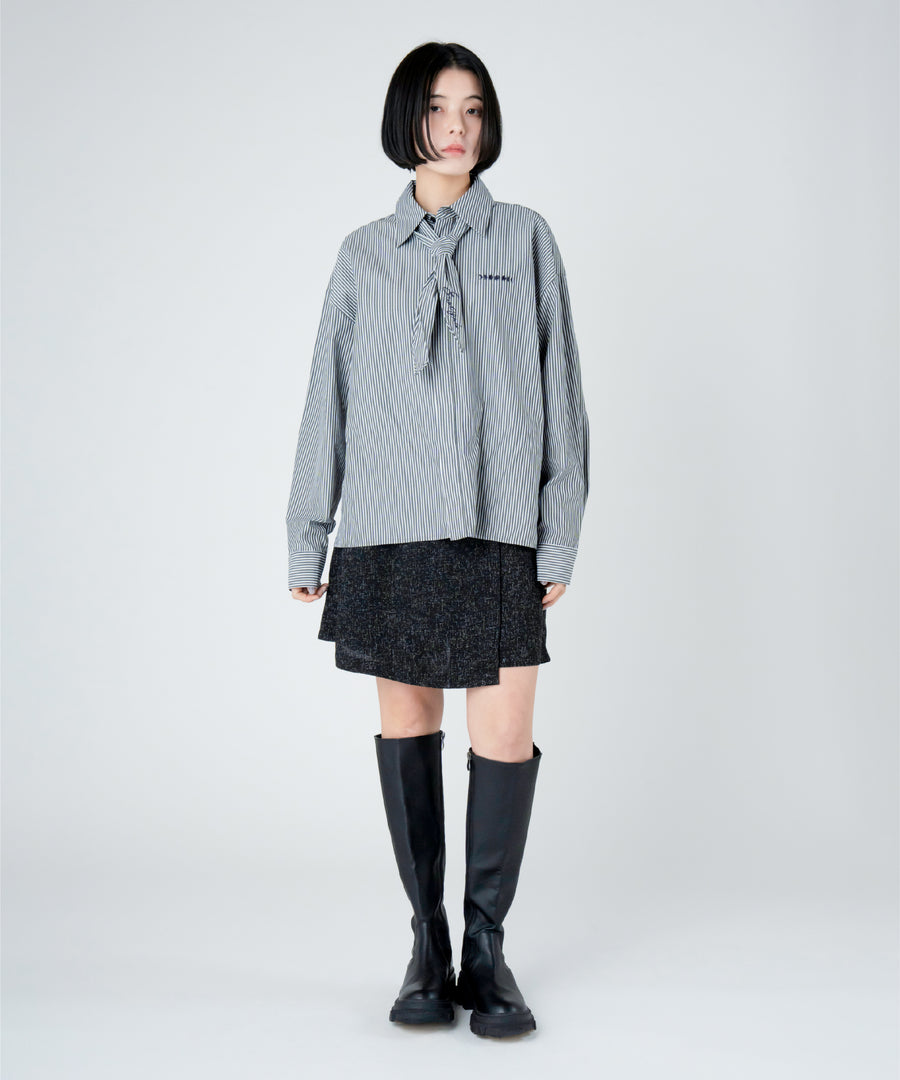 Protopia” Scarf Relax Shirt – Etrarium