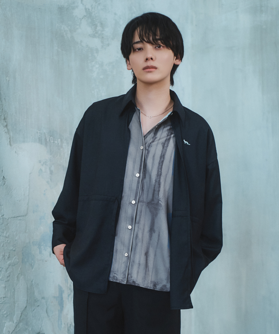 "静寂と青" Layered Shirts