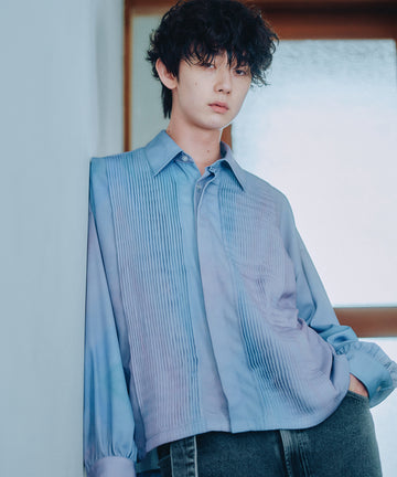 "Hana" Pleats Shirt