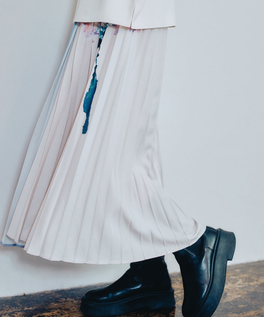 "Hana" Pleats Skirt