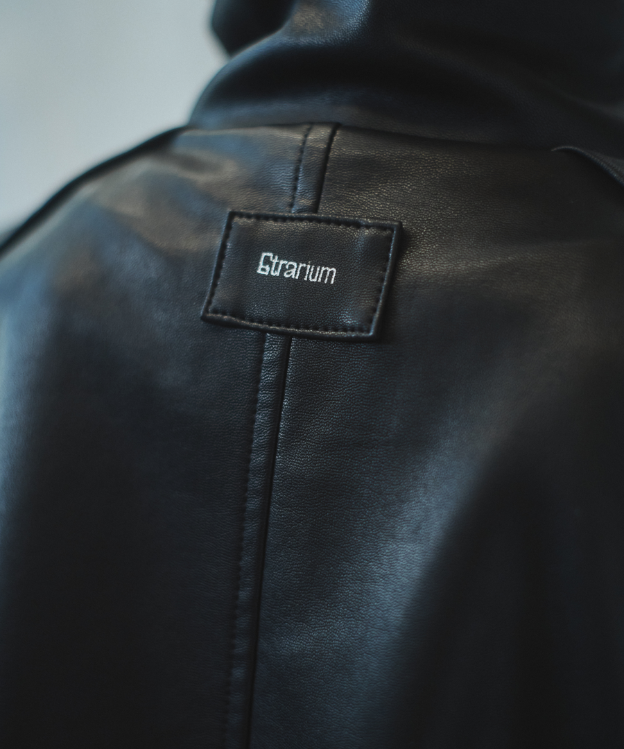 "Etrarium" Vegan Leather Blouson