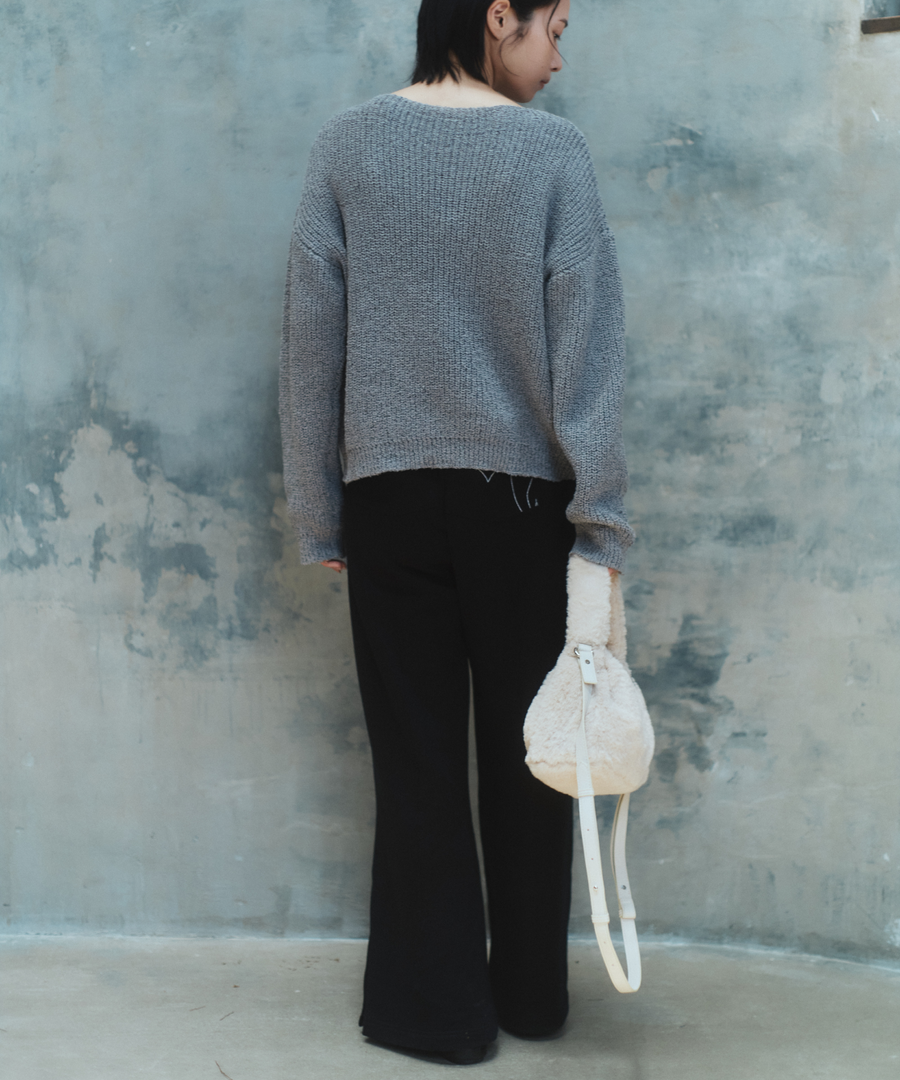 "静寂と青" Knit