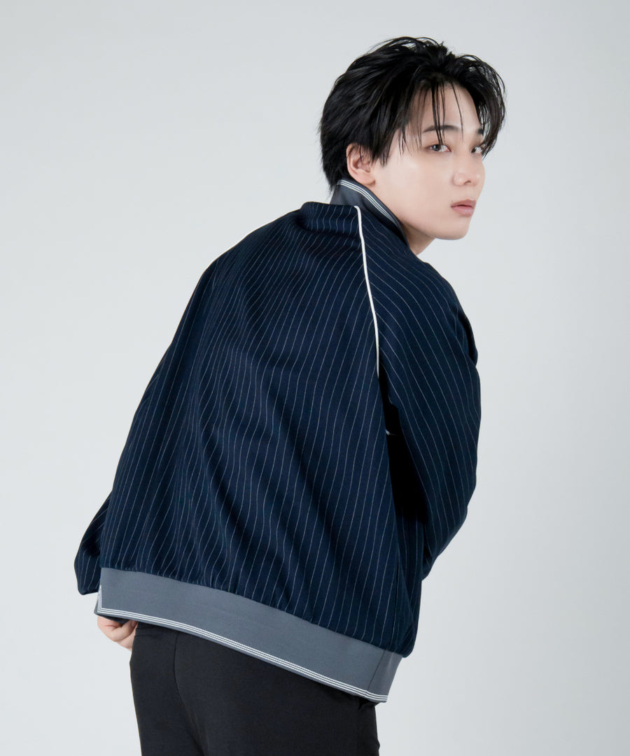 Protopia” Stripe Track Jacket – Etrarium