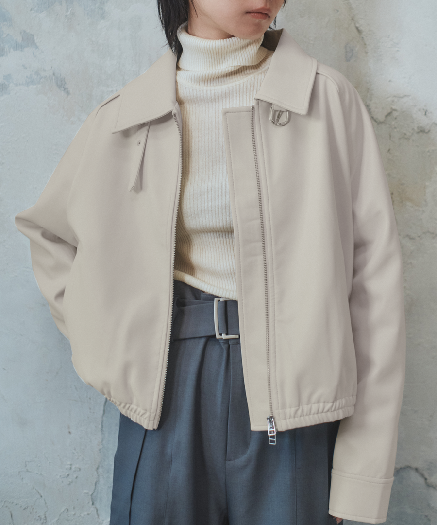 "Etrarium" Vegan Leather Blouson